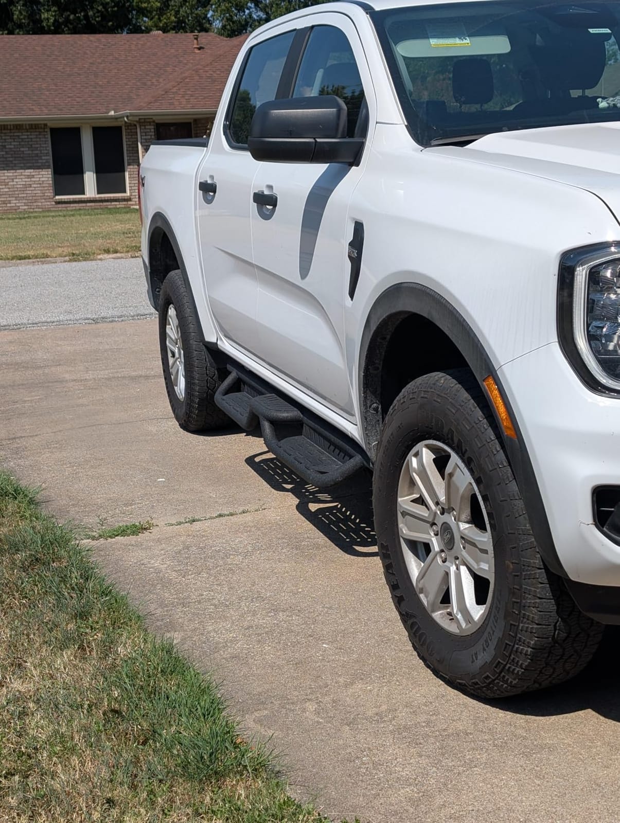 Running Boards Side Steps Compatible with Toyota FJ Cruiser 2007-2014 6.1 Inches Wide, 2 Stairs Design Side Rails Step Nerf Bars Fit for FJ Cruiser, Heavy Duty Slip Proof, Textured Black customer photo 2