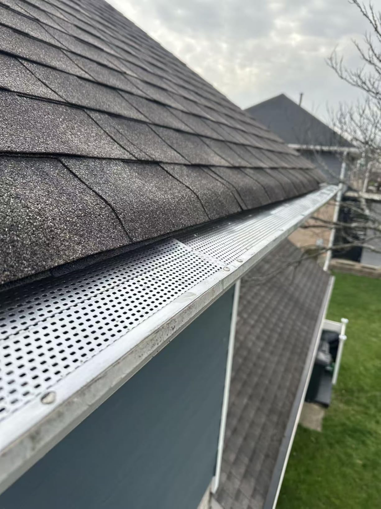 Gutter Guard, 5 inch Aluminum Gutter Guards, 20Pack-80ft, DIY Leaf Guards Protection for Gutters, 5