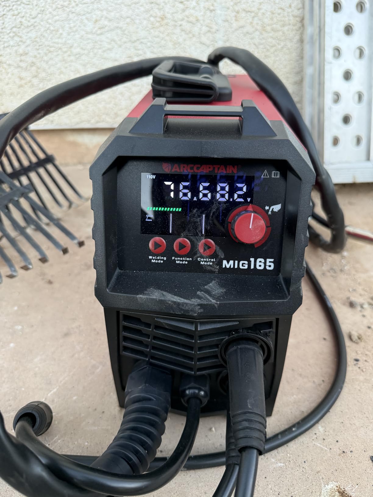 ARCCAPTAIN 165A MIG Welder 110V 220V 4-in-1 Gasless Gas MIG Stick Lift TIG customer photo 2