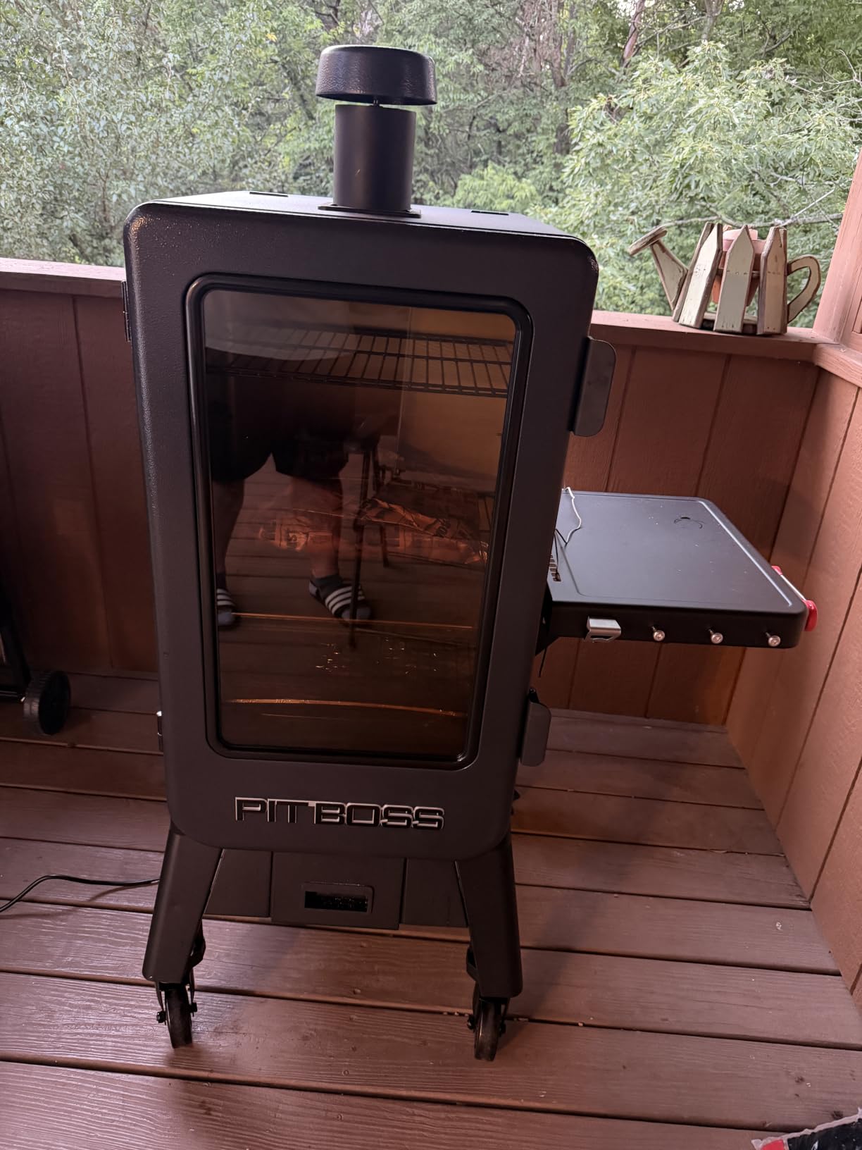 Pit Boss Navigator 6-Series WiFi & Bluetooth Wood Pellet Vertical Smoker with LCD Digital Controller, 2,224-Sq. In. 5-Rack Cooking Space, 130°F to 420°F TempRange, Meat Probe, 75 lb. Pellet Hopper customer photo 1