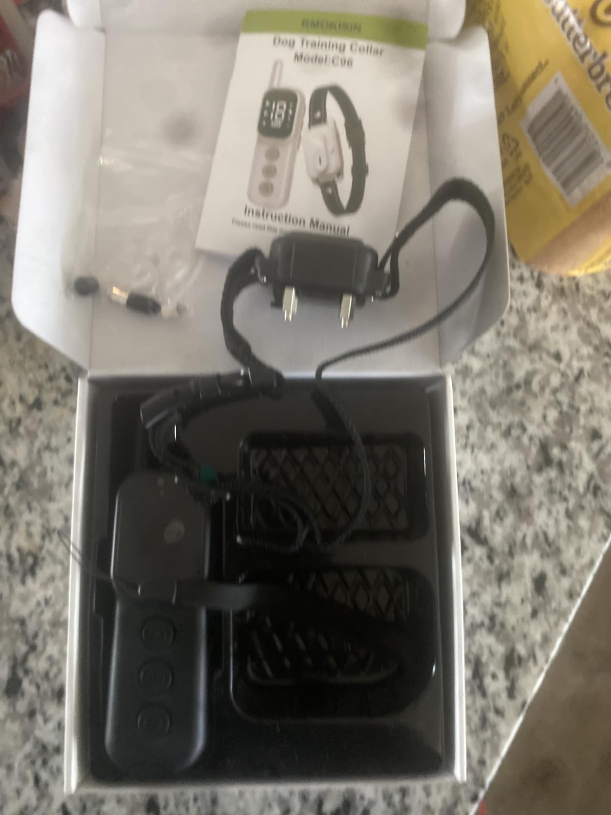 Dog Shock Collar, Dog Training Collar with Remote Control 3300FT Range, Electric Collar with Smart Light, Rechargeable Waterproof E Collar for Small Medium Large Dogs customer photo 1