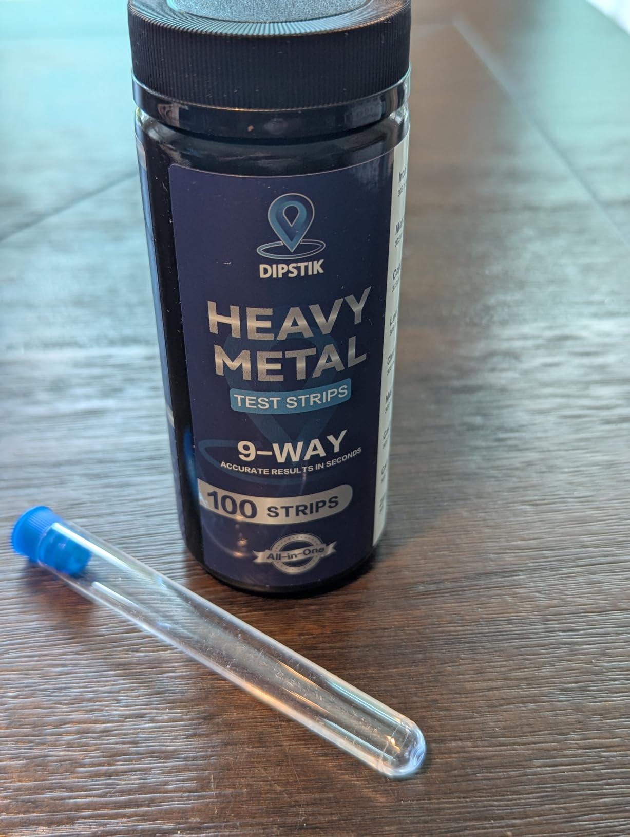 9 Way Heavy Metals Water Test Strips, 100ct Home Water Testing Kit | for Iron, Mercury, Copper, Lead, Chromium, Magnesium, Cadmium, Calcium, Zinc customer photo 1