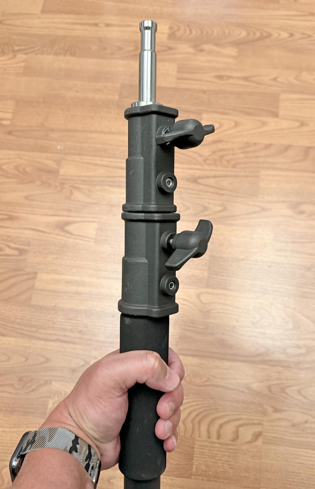 Heavy Duty C Stand with Boom Arm, 10.8ft/330cm Stainless Steel Light Stand customer photo 1