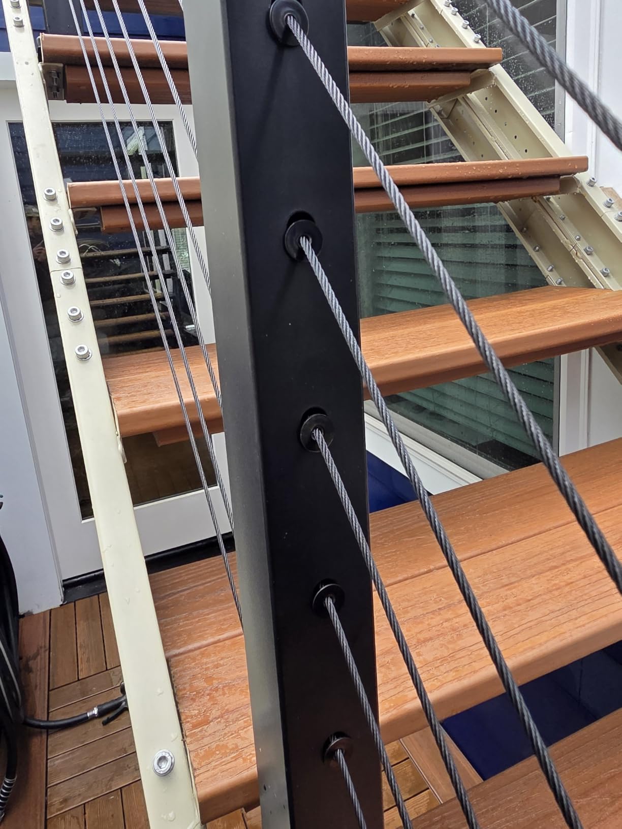 Muzata 4-8ft Pre-Crimped Complete Cable Railing Kit for Stairs 36in RC09 customer photo 1
