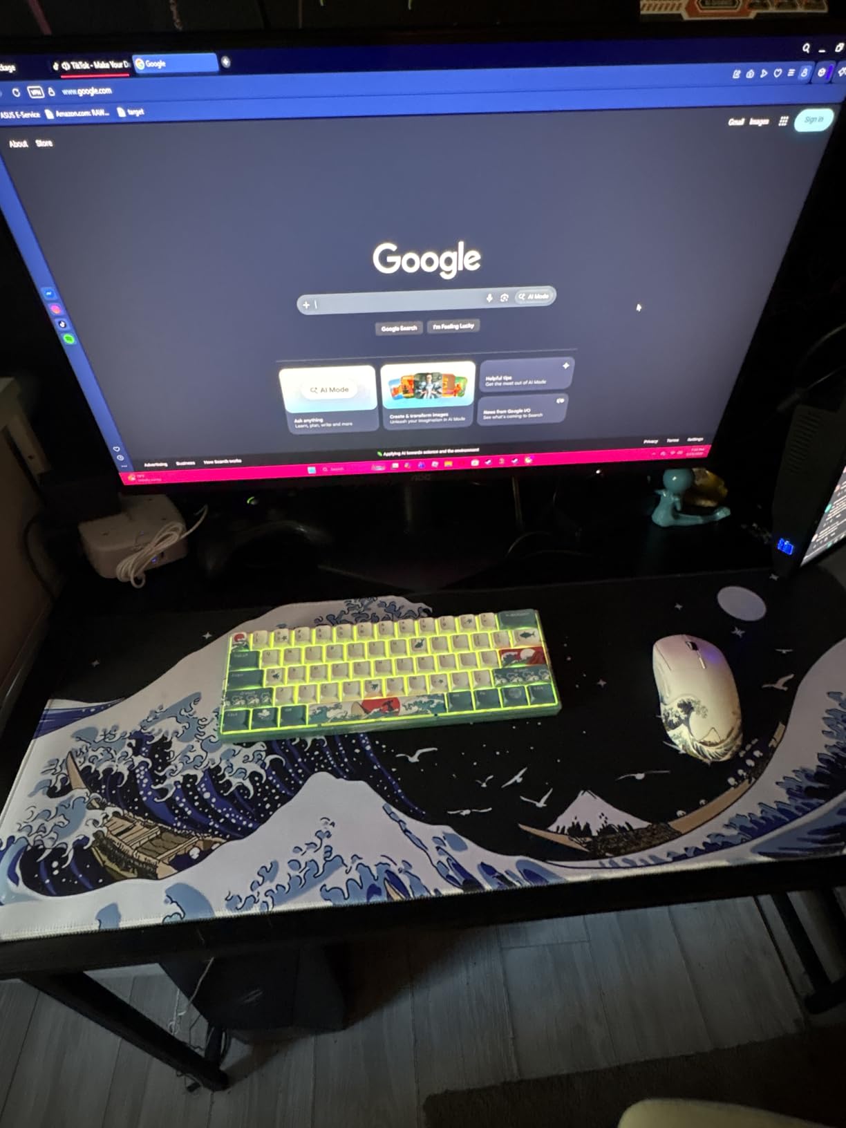 AOC 27 Inch Gaming Monitor FHD 144Hz Fast IPS 0.5ms HDR, 27G51F | 1920x1080 Computer Monitor, Adaptive-Sync, LED, Audio Earphone out, VESA Mount, Console Ready, 3-Year Zero-Bright-Dot customer photo 1