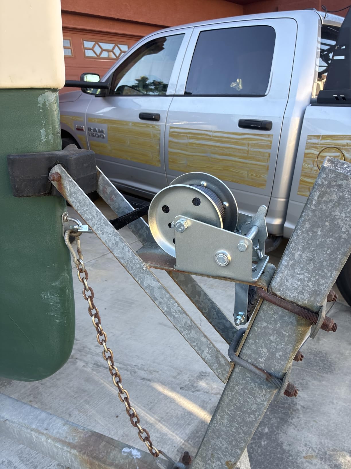 Boat Trailer Winch for Trailers, 1600 LB Hand Manual Winch customer photo 1