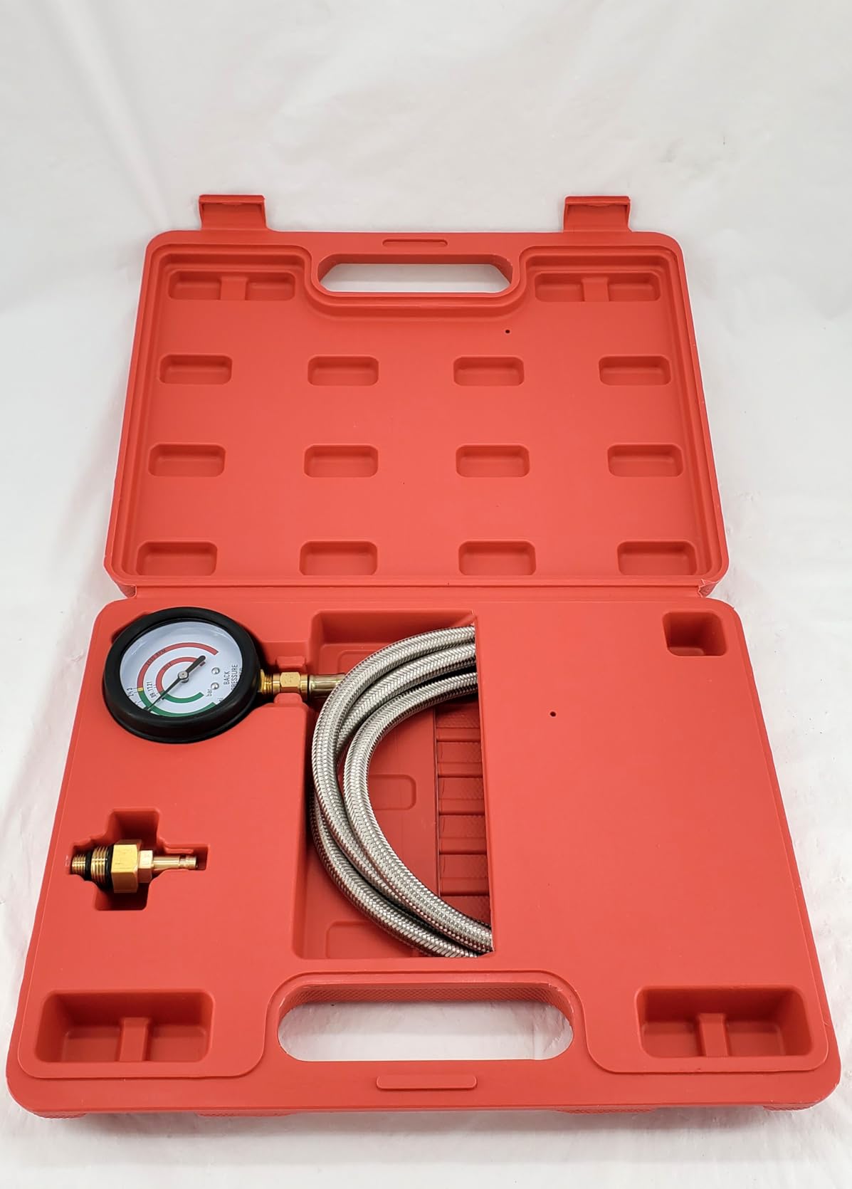 Exhaust Back Pressure Tester Kit, Professional Diesel Engine Diagnostic Tool with Gauges & Adapters for Trucks, SUVs, Vans - Troubleshoot Turbo, DPF & Catalytic Converter Issues customer photo 1
