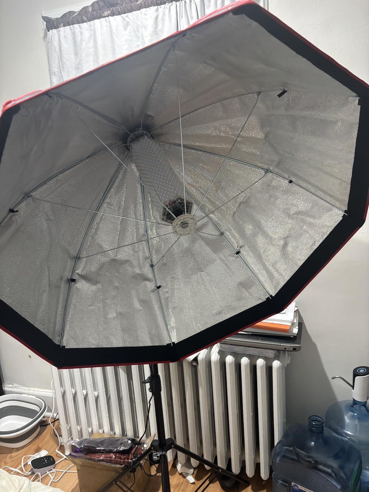 110W Octagonal Parabolic Softbox Lighting Kit with Honeycomb Grid | 37.4