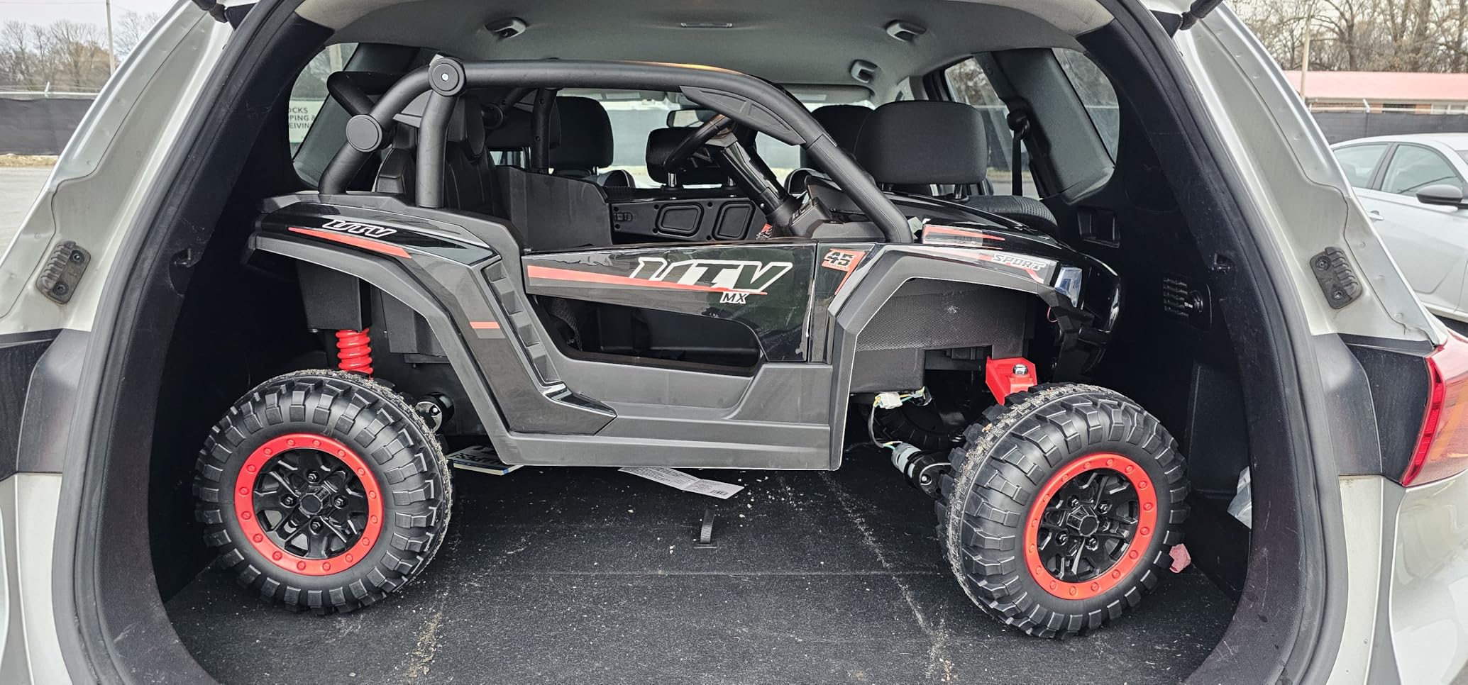 JOYRACER 24V Ride on Car, 2 Seater XL 4X4 Off-Road UTV w/RMP2000W Powerful Motors, Remote Control, Bluetooth Music, LED Lights, 24 Volt Ride on Toys for Big Kids, Black customer photo 1