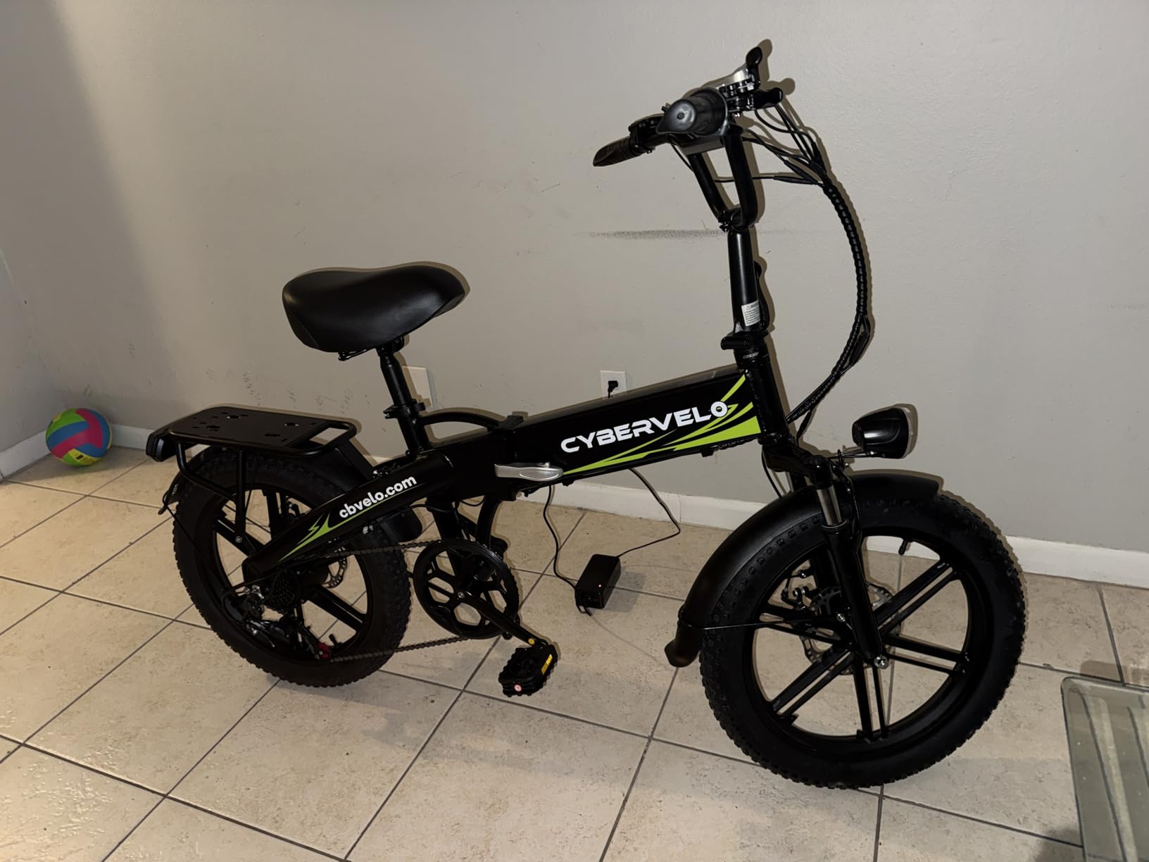 Cybervelo 750W Folding Electric Bike, 48V 20.8AH/50AH Large Removable Battery E-Bike, 80 Miles Max Range, 20