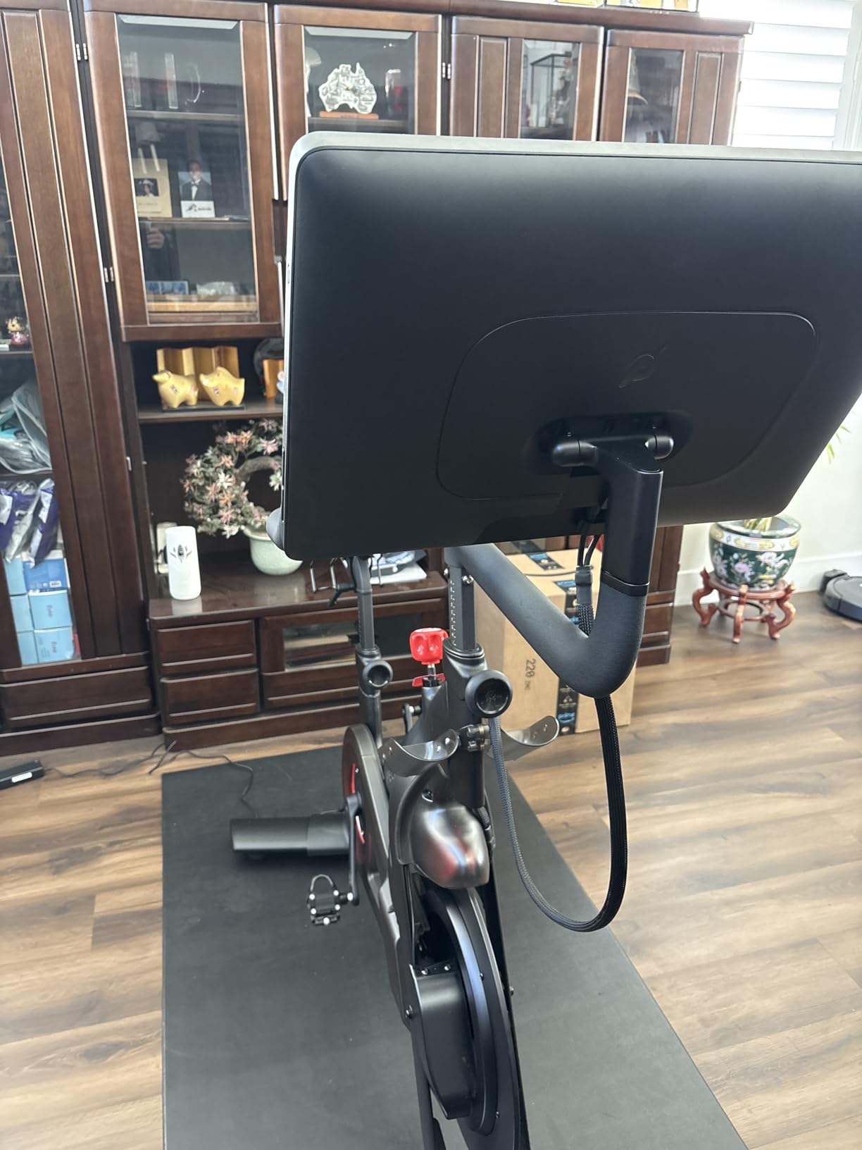 Peloton Exercise Bikes, Indoor Stationery Cross Training Bikes for Home customer photo 2