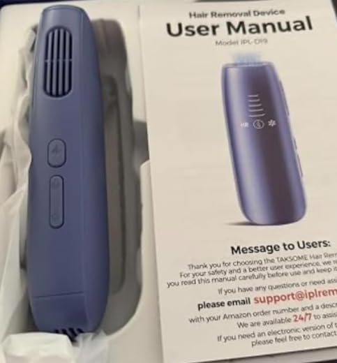 2026 Upgraded Laser Hair Removal with 5 Ice Cooling, Painless IPL Laser Hair Removal Device for Women & Men, 999,999 Flashes, 5 Levels, 2 Modes, Permanent At-Home Hair Removal for Face & Body customer photo 1