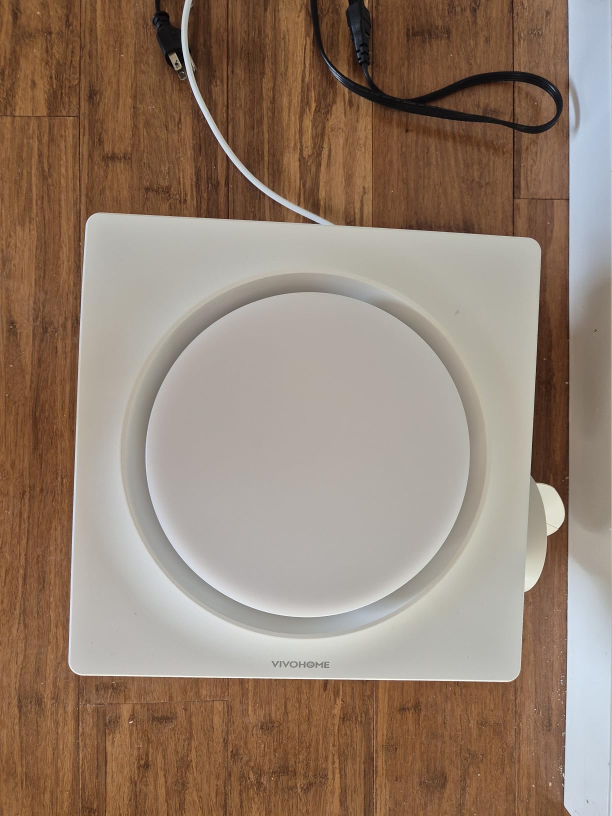 VIVOHOME RGB Bathroom Exhaust Fan with Bluetooth Speaker (160-110-50CFM) customer photo 1