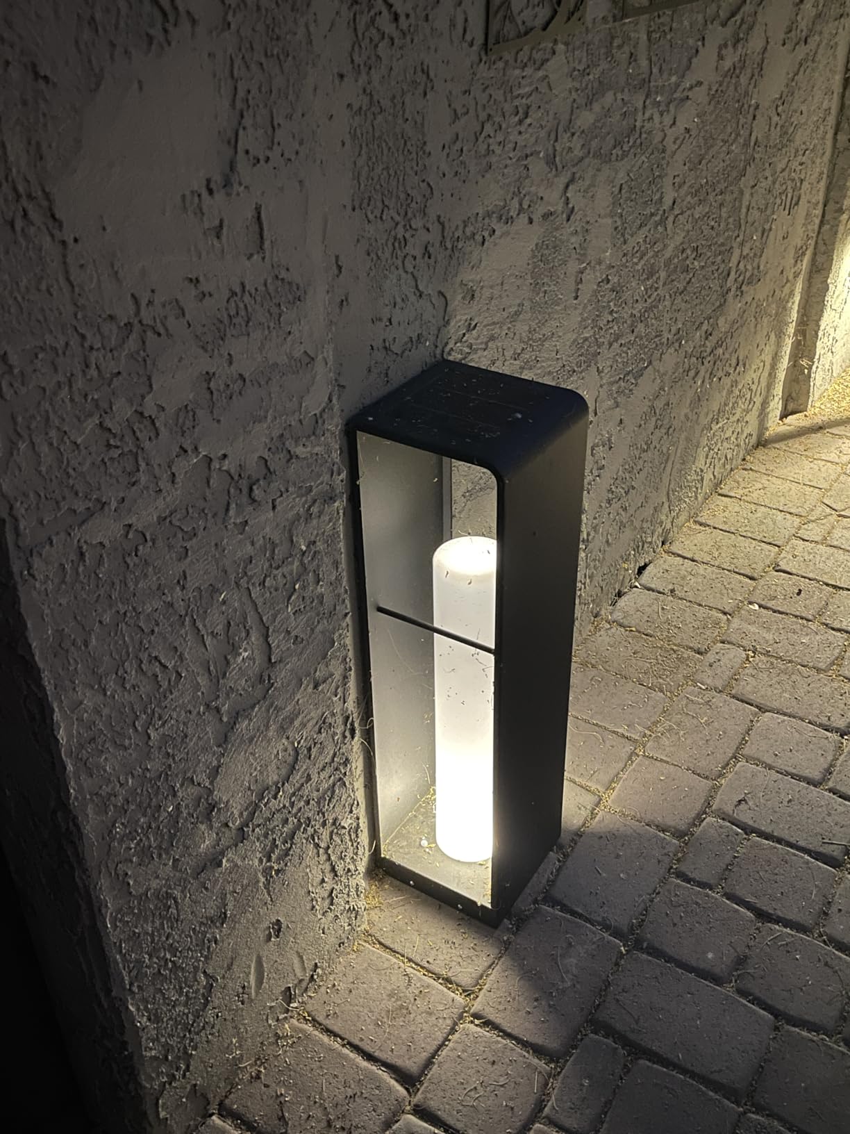 LED Corner Floor Lamp, IP65 Solar Lanterns Outdoor Waterproof | Unique Large Floor Lamp Lantern Modern with Remote Control, Dimmable Outdoor Lamps for Patio Porch Decor, 3000K E26 Lights customer photo 1