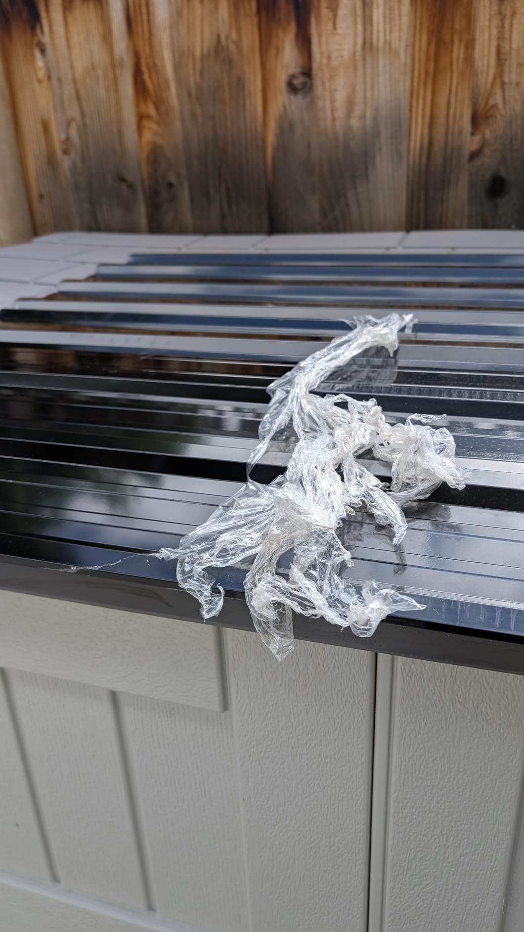Brakki Metal Roofing Panels 10pcs 52.4 ft², Black Corrugated Roof Panels customer photo 2