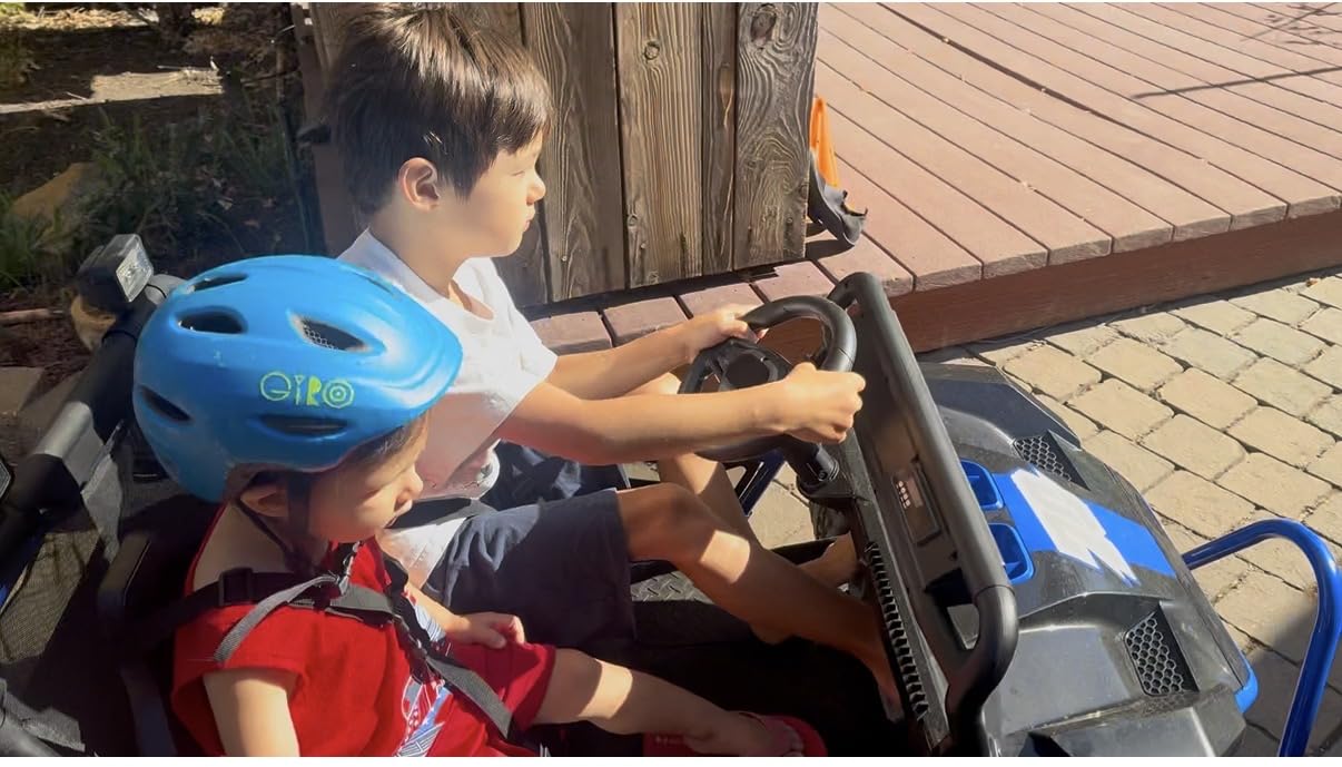 First Ride On 36V Kids Ride On UTV, 2-Seater 400W Electric Car for Kids 6+, 5-8 MPH Speed, 14