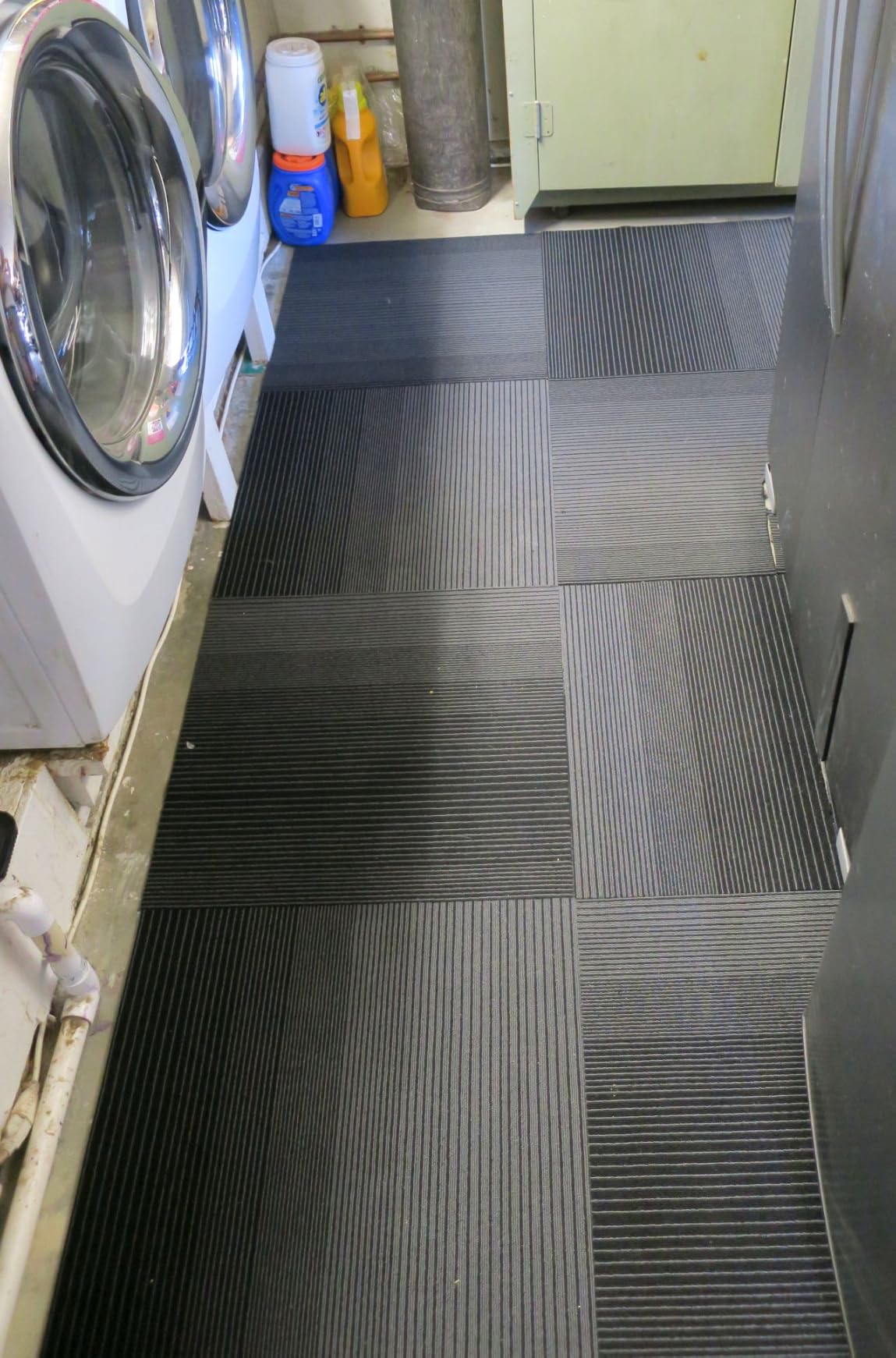 LITA Commercial Carpet Tiles Gradual Gray, 24 x 24in, 18 Tiles, 72 sq ft customer photo 1