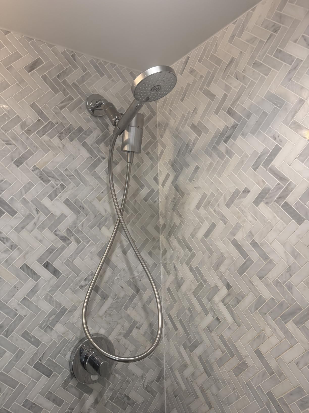 sproos! - Handheld Showerhead, High Performance Filtration, Moonlight | Healthier Hair and Skin - DIY Installation - Renter Friendly - 3 Spray Functions - 70 Inch Hose - High Pressure Performance customer photo 2
