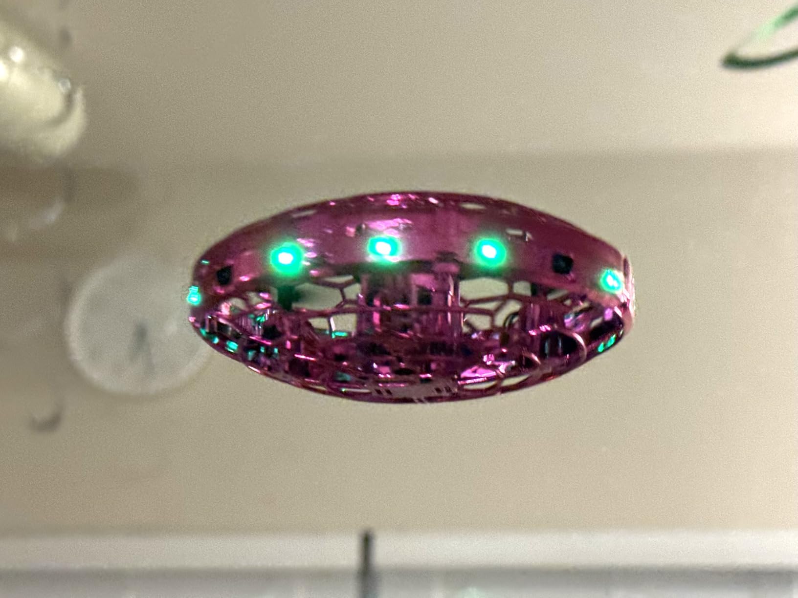 TSM005 Hand Operated Mini UFO Drone for Kids, Boys Girls Toys Gifts(Blue) | Hand Free Motion Mini Drone, Flying Orb Ball Easy to Fly Indoor & Outdoor, Cool Flying Toys with LED Light, 360° Flip Stunt customer photo 2