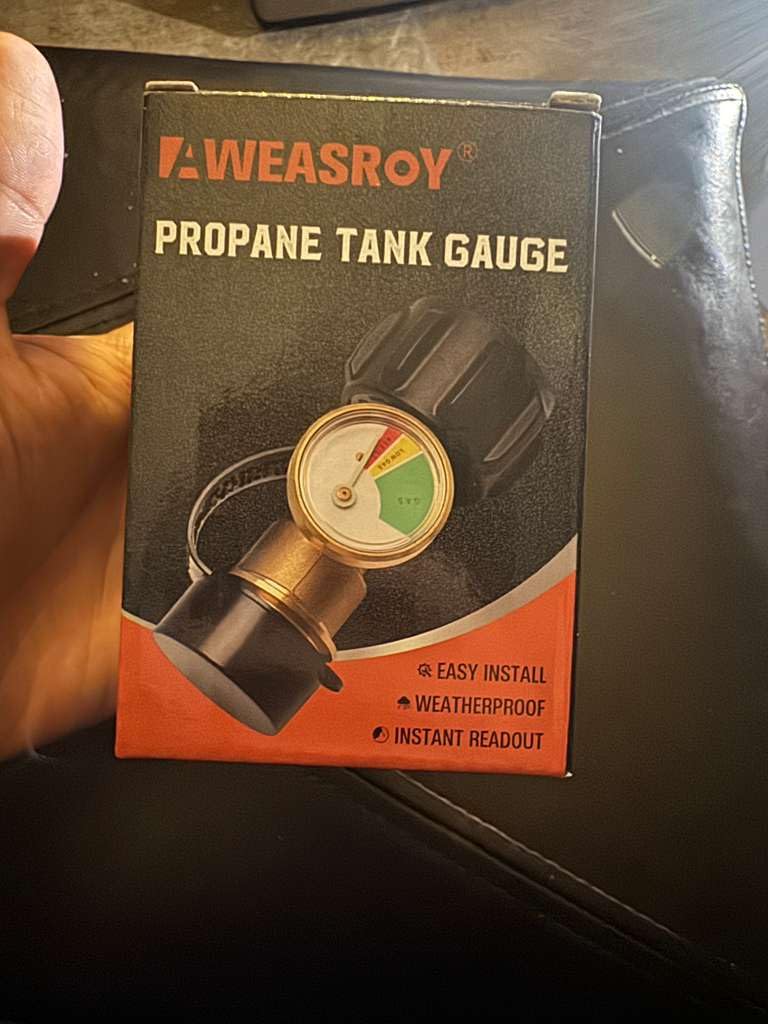 AWEASROY Leakproof Propane Tank Gauge Level Indicator for 5lb-40lb | Quick Connect Accurate Fuel Check for RV, Grill, Heater Essential for Safe Camping & BBQ customer photo 2