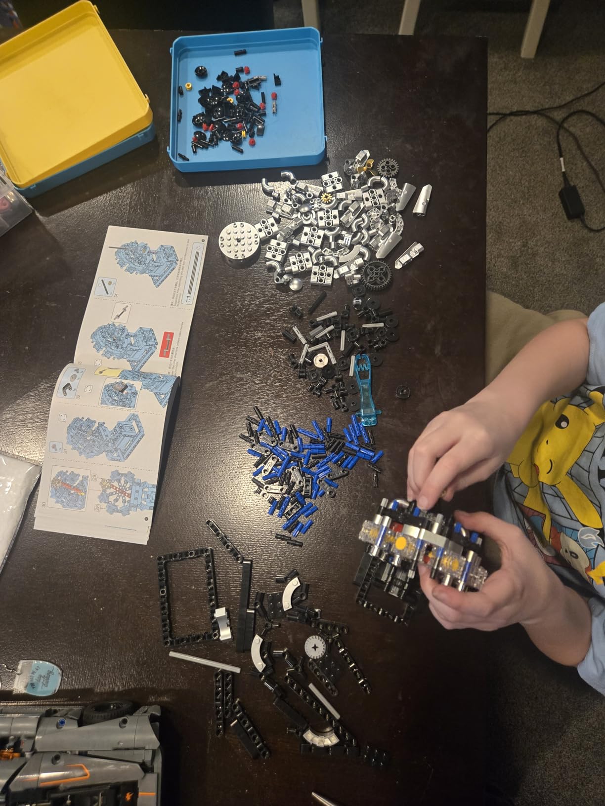 Turbojet Engine Building Set, Aircraft Engine Model kit that Run, Build Your Own Mini Aircraft Model Engine Kit with Motor, STEM Mechanical Physical Science Educational Toys for Kids Adults (558 PCS) customer photo 2