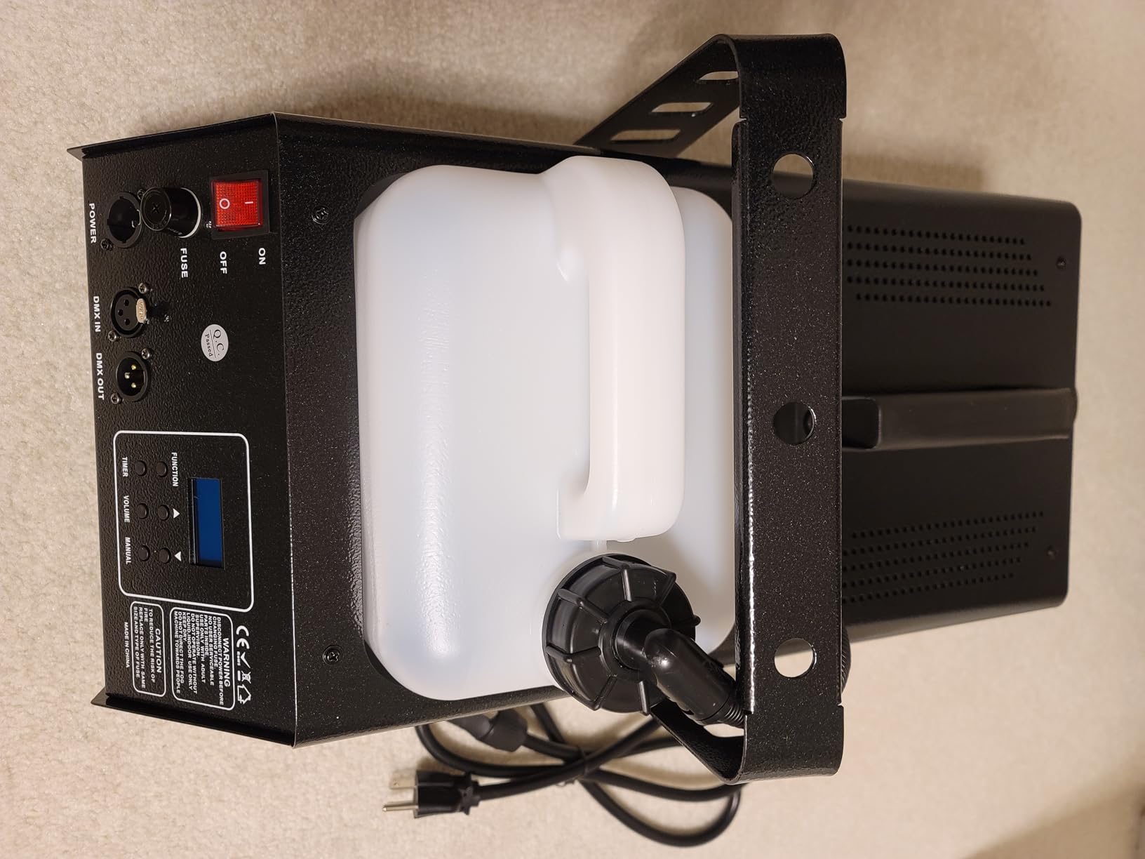 3000W Professional Fog Machine with DMX Remote for Stage Halloween | 50000 CFM Output, Timer Function, Adjustable Smoke, Fast Warm-Up, Heavy Steel Build for DJ Party Concert Events customer photo 2