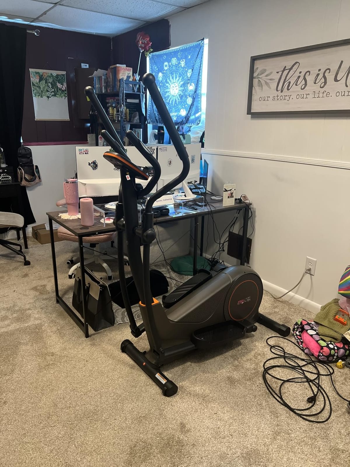Niceday Elliptical Exercise Machine with 15.5IN/16IN/20IN Stride customer photo 2