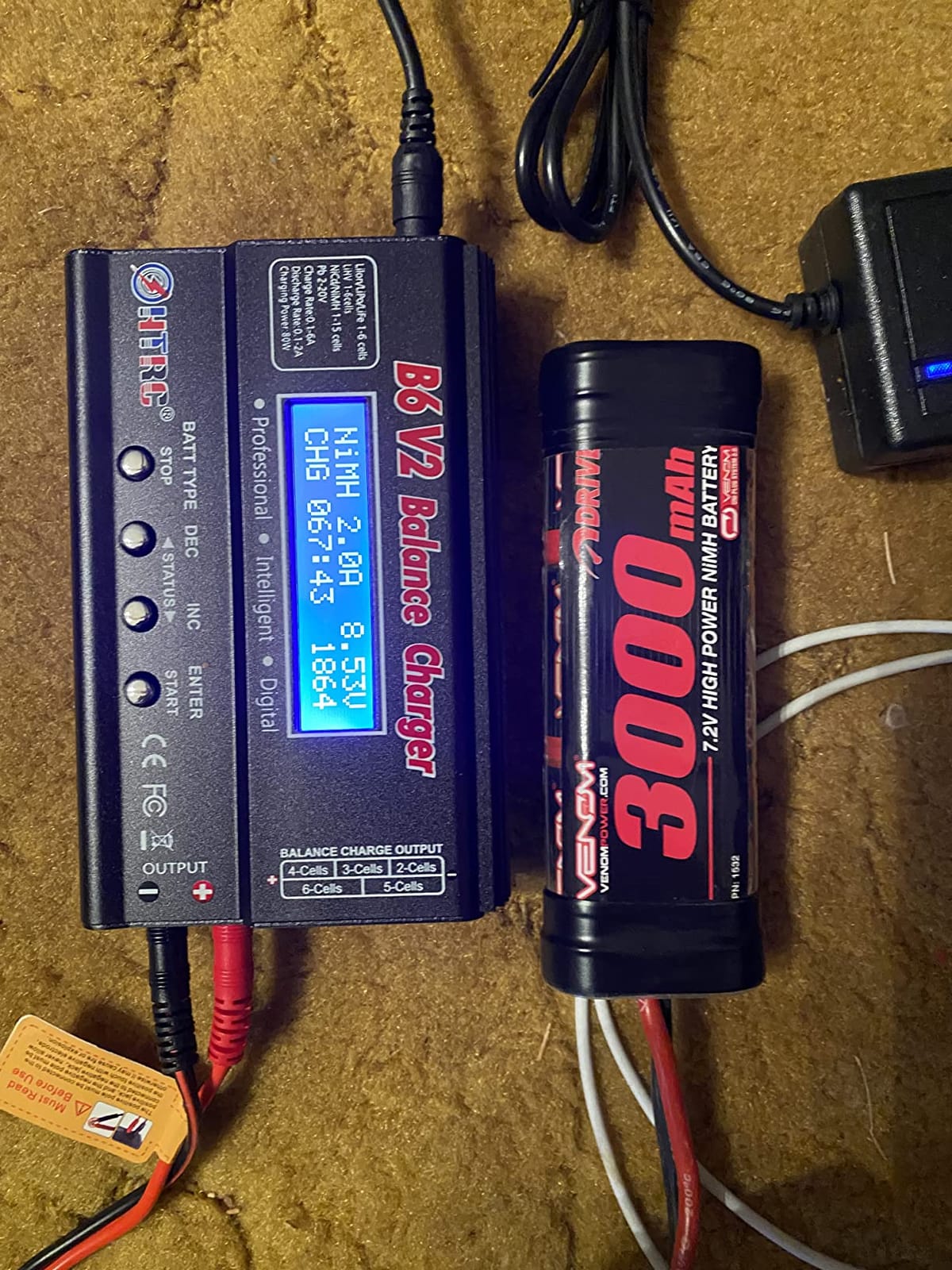LiPo Battery Charger, 80W 6A Balance Fast Battery Charger for RC Toy Model | Battery Charger Discharger for 1S-6S LiPo/Li-Fe/Li-ion 1S-15S NiMH/NiCD Packs RC Car Boat Drone Battery customer photo 1