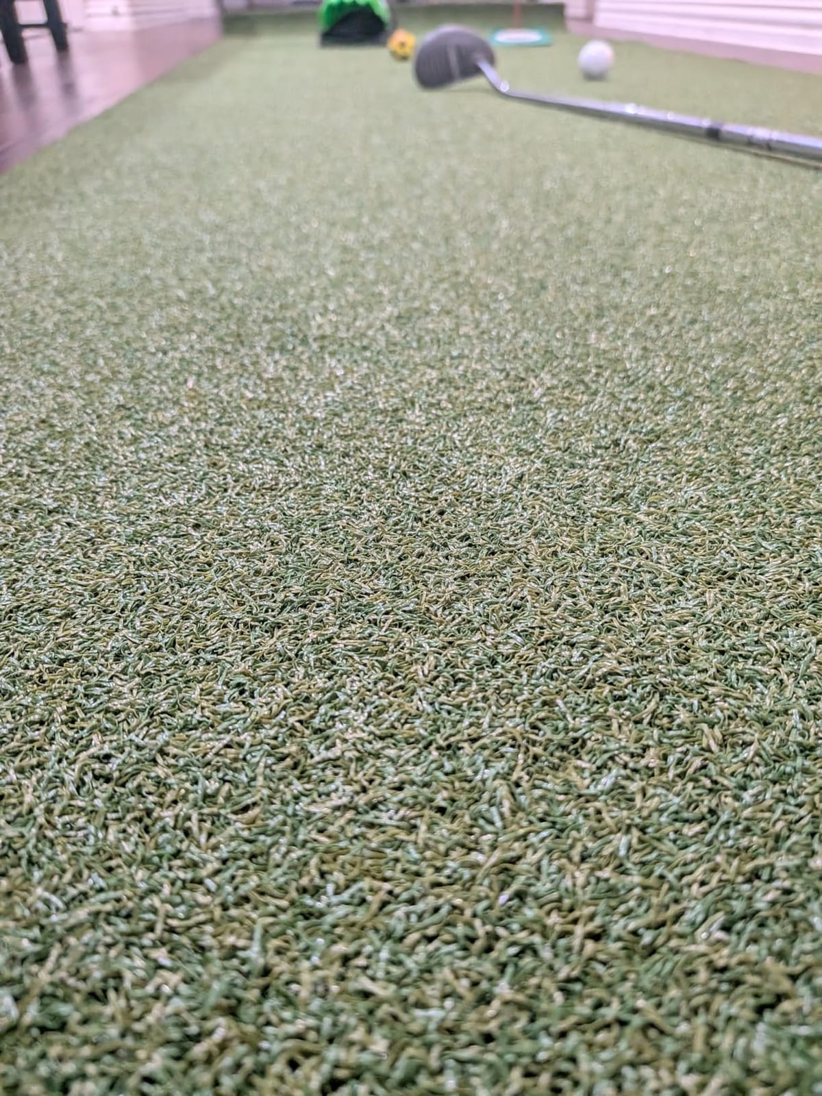 Golf Putting Green Artificial Grass Turf, 3FT x 10FT Indoor Outdoor Golf Training Mat with Realistic Synthetic Fake Turf, Multi-Sport Use for Baseball, Football, Gym customer photo 2