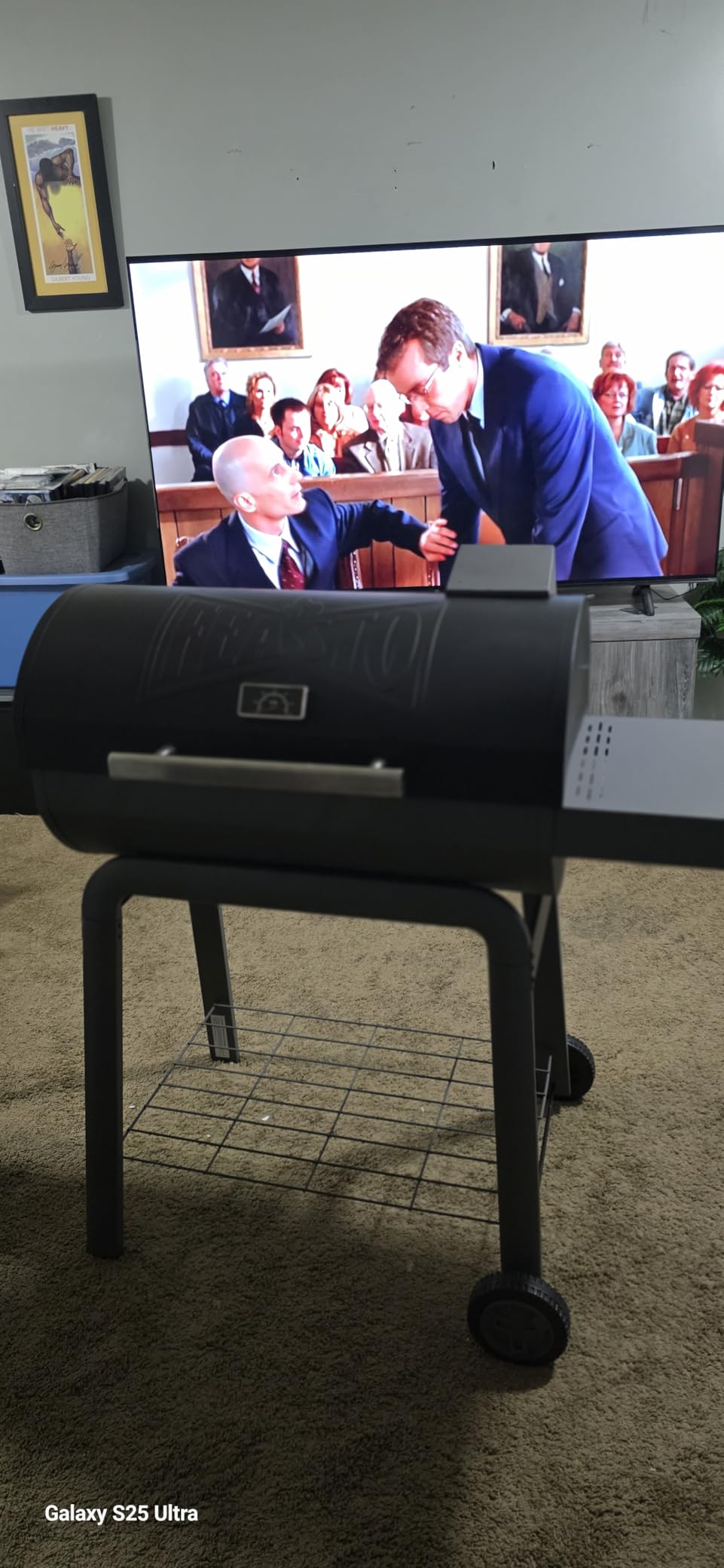 Feasto 30'' Charcoal Grill w/Offset Smoker, Digital Display & Meat Probes customer photo 1