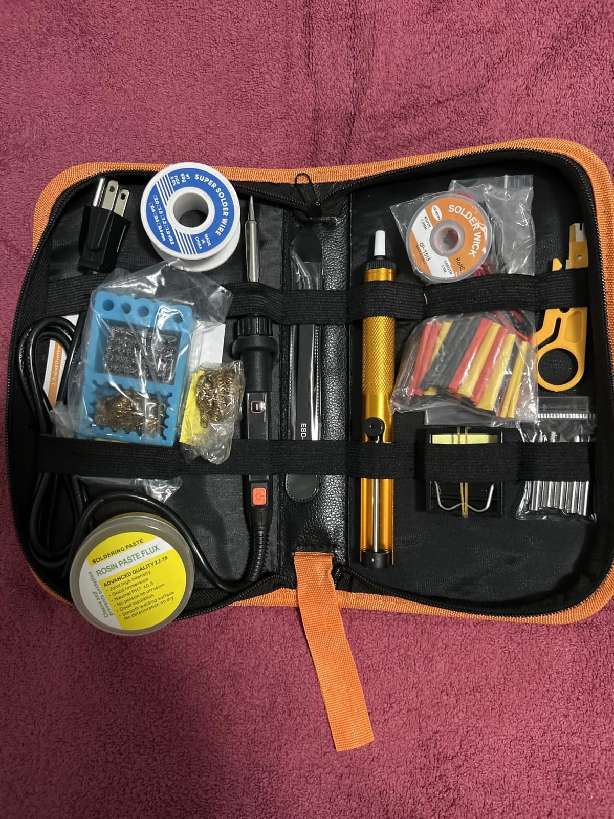 Soldering Iron Kit Cordless Portable 3200mAh Battery USB Rechargeable customer photo 2