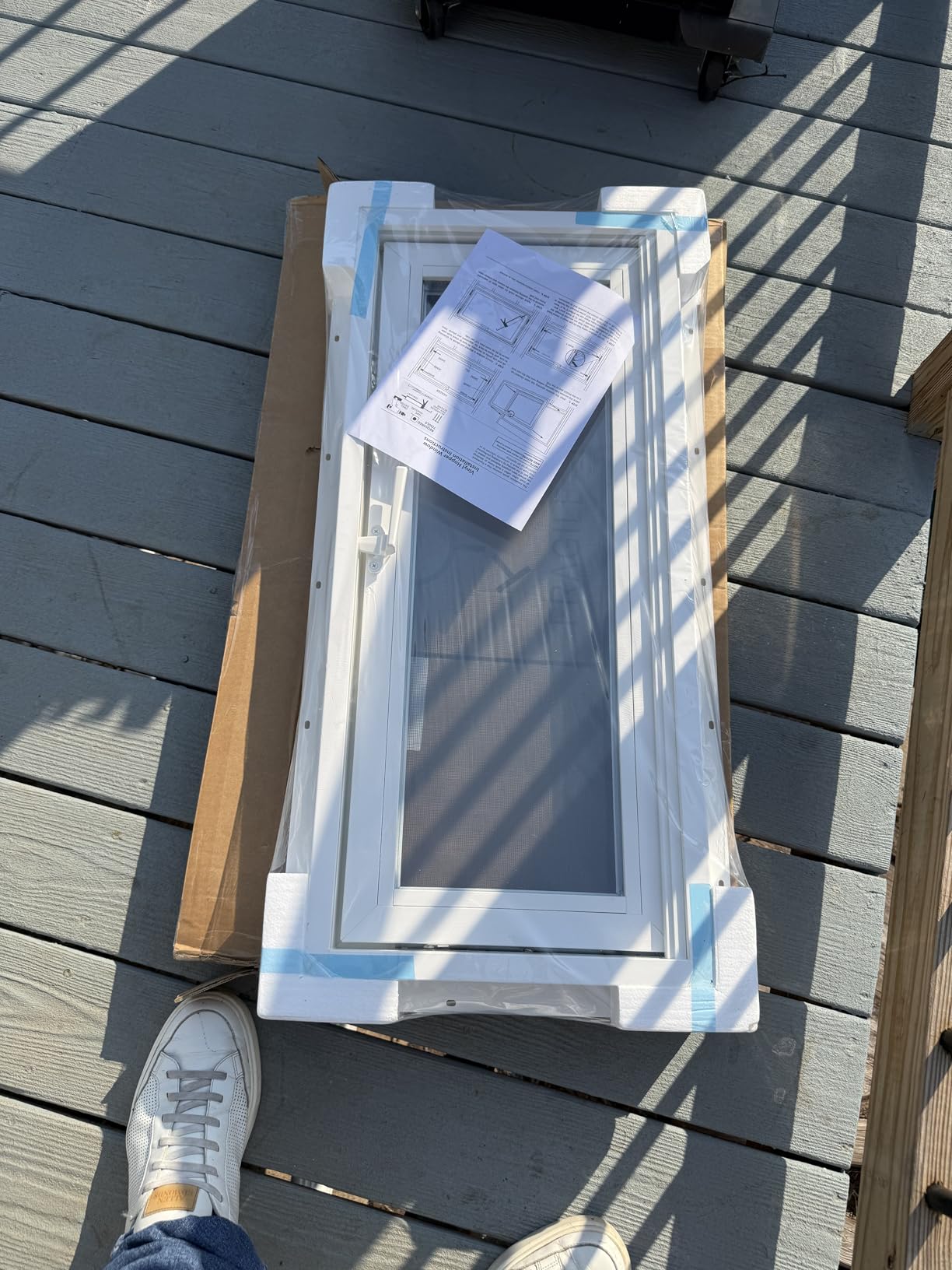 Vinyl Basement Hopper Window, Bathroom Window 32