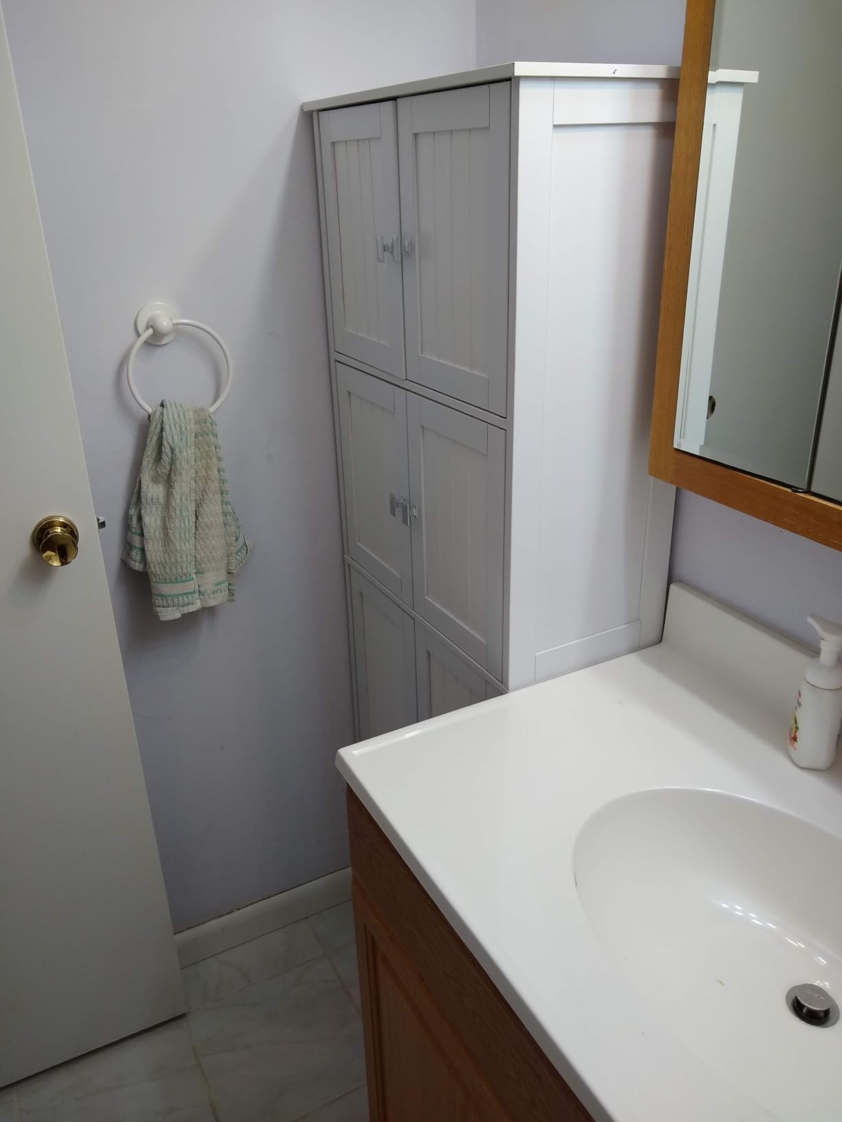 Tall Bathroom Storage Cabinet, 63