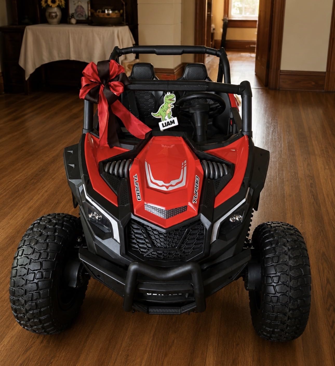 XXXL 4WD 24V Ride on Toys for Big Kids 3-14,Max 5.5Mph & 220 lbs Load,Black customer photo 2