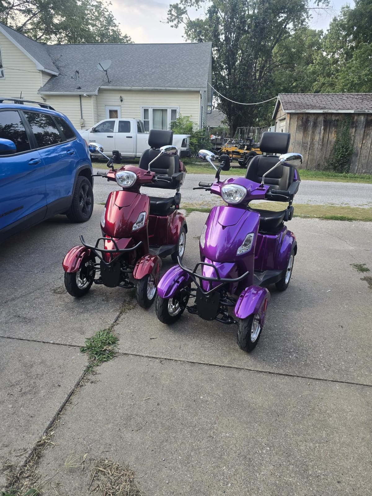 Super Large Heavy Duty Mobility Scooter, 4 Wheel 800W Electric Scooter customer photo 2