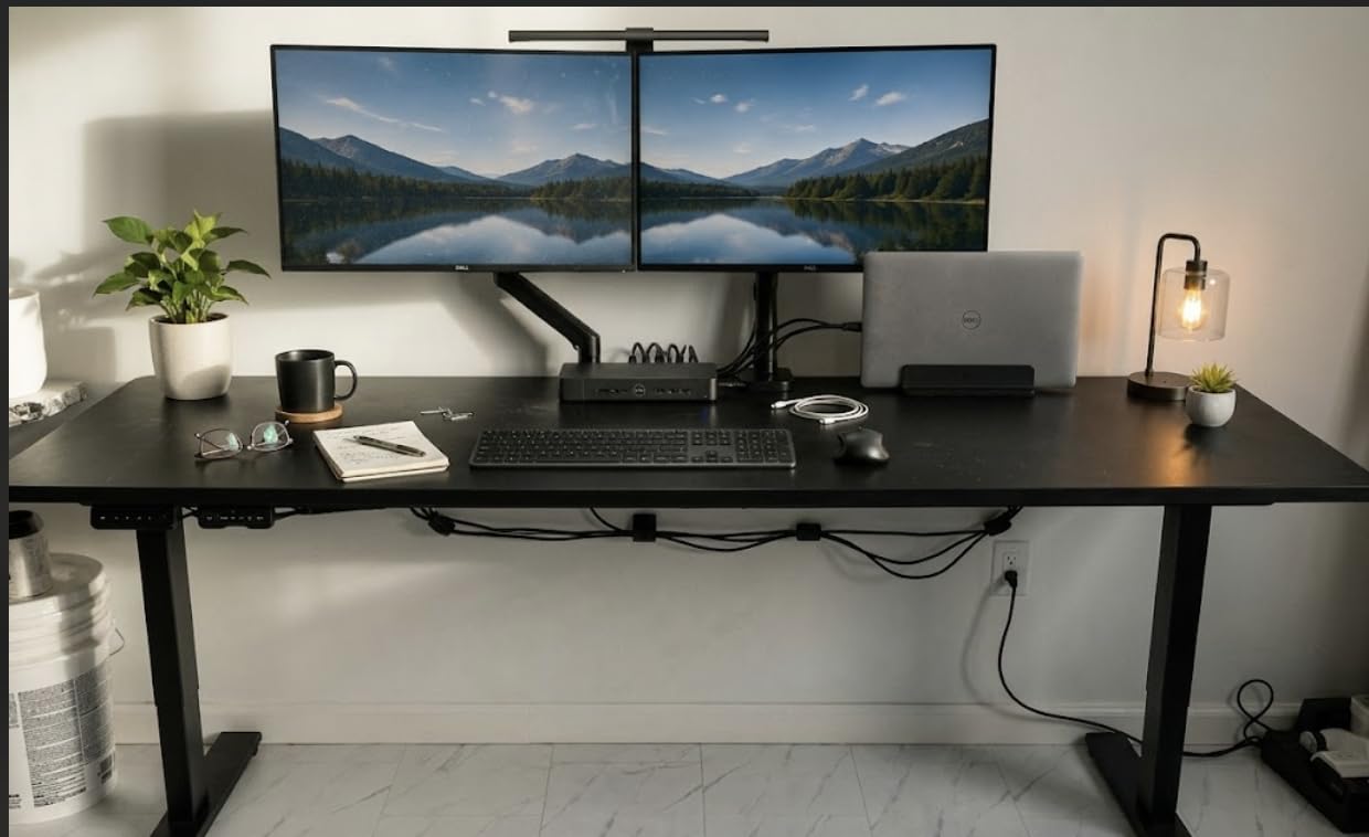 SANODESK Dual Motor 79''x 32'' Large Height Adjustable Standing Desk customer photo 1