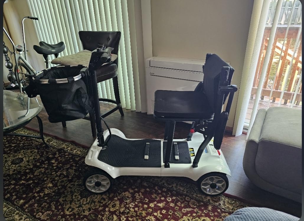 PAISEEC D3 Ultra Light Mobility Scooter for Seniors, 39.7lbs, TSA Approved customer photo 2