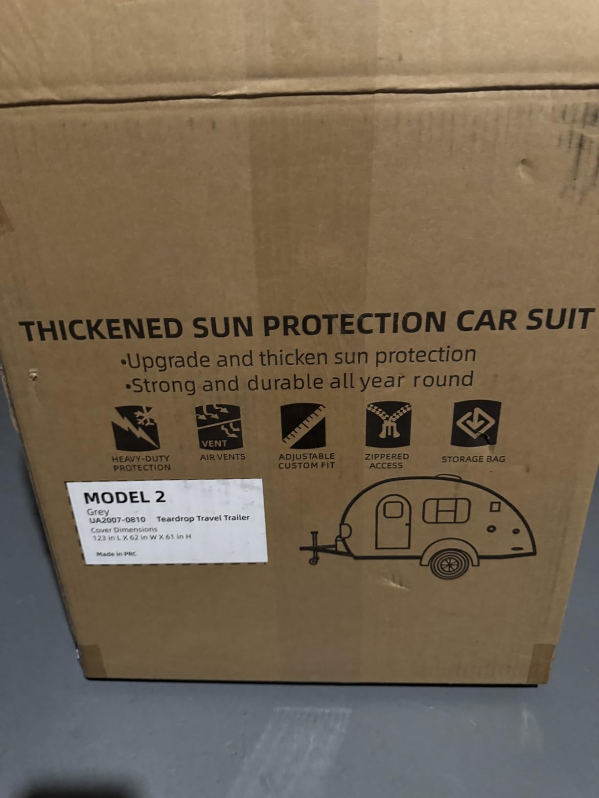 Umbrauto RV Cover 27-30ft: 9 Layers Travel Trailer Cover, Waterproof Camper Cover, Toy Hauler Cover with Tongue Jack Cover, Extra Windproof Ropes, Gutter Covers customer photo 1