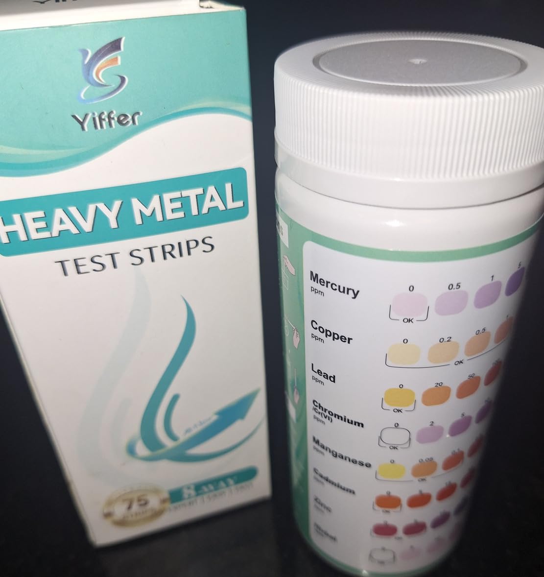 8-Parameter Heavy Metals Water Test Strips (75 Strips) customer photo 1