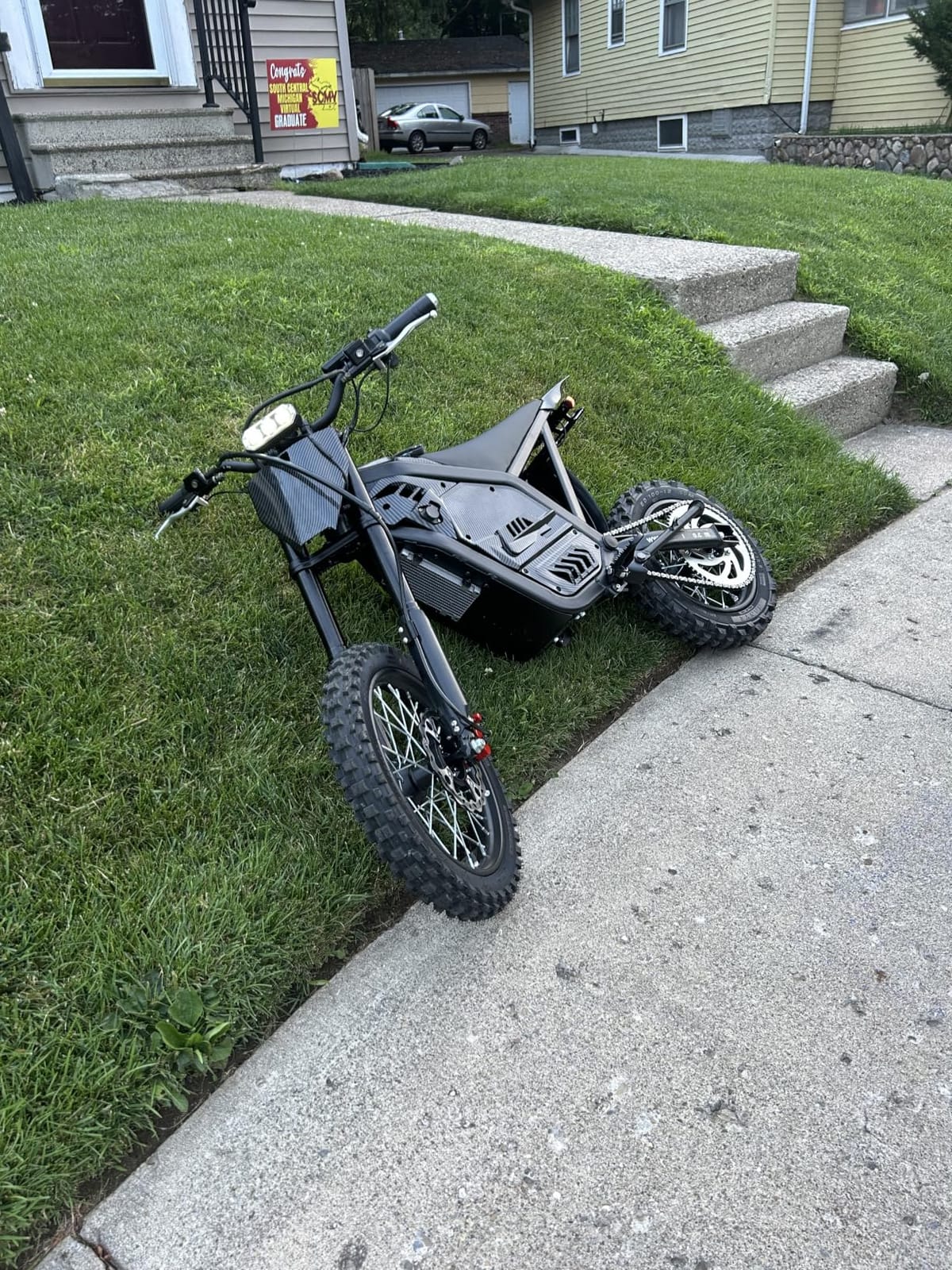 Electric Dirt Bike for Teens Adults, 4000W Motor, 48V Battery，45MPH customer photo 1
