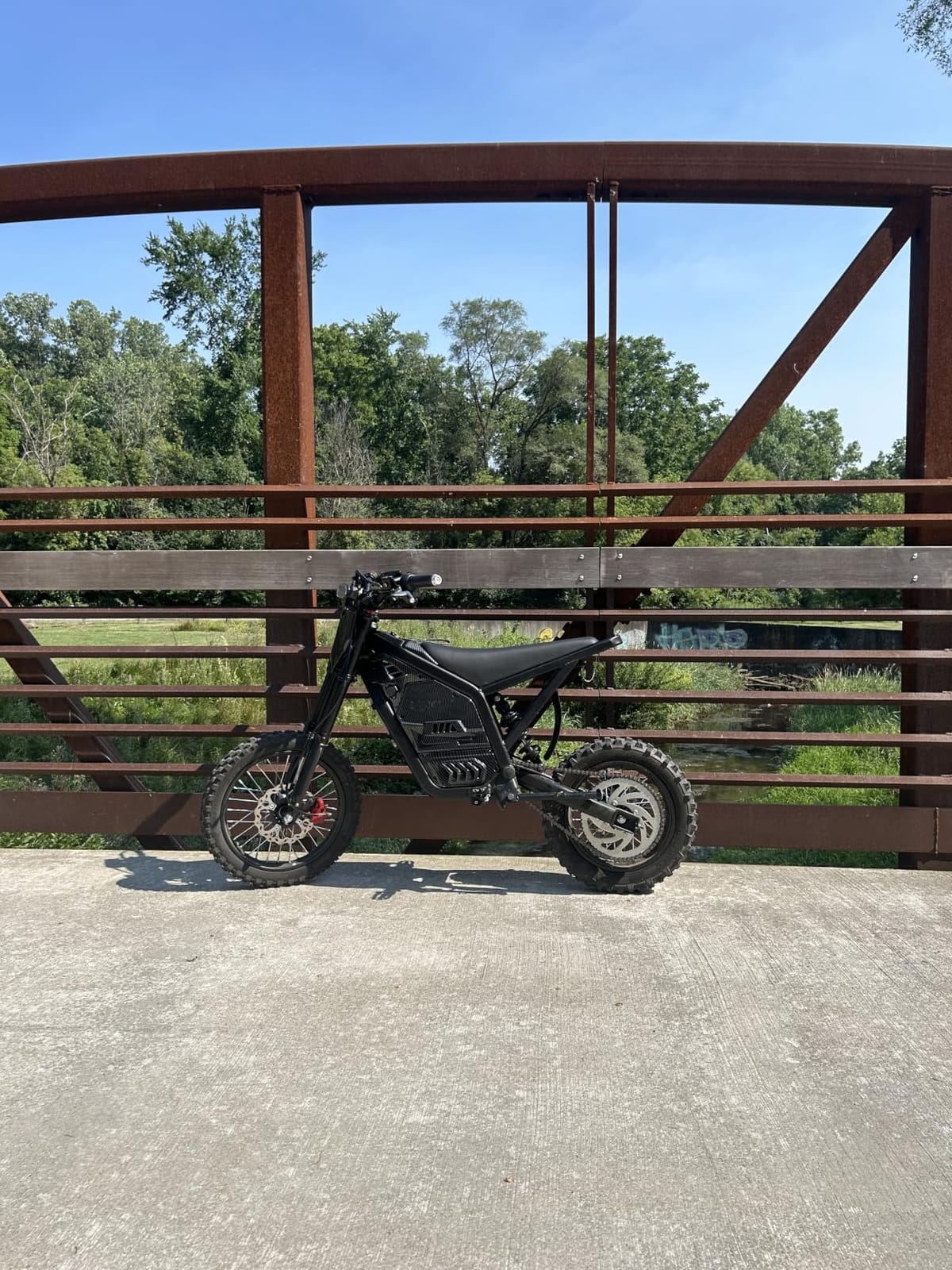 Electric Dirt Bike for Teens Adults, 4000W Motor, 48V Battery，45MPH customer photo 2