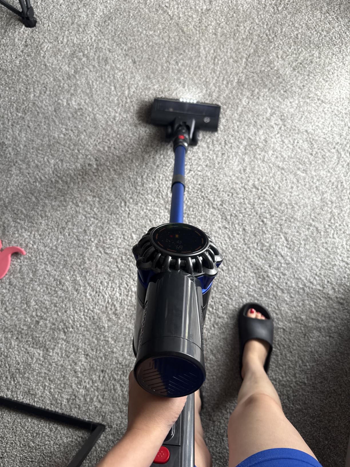 Cordless Vacuum Cleaner, 600W 50Kpa 65Mins Cordless Stick Vacuum with Self-Standing, Touch Screen, Anti-Tangle Wireless Vacuum, Vacuum Cleaners for Home/Pet Hair/Carpets/Hardwood Floor customer photo 2