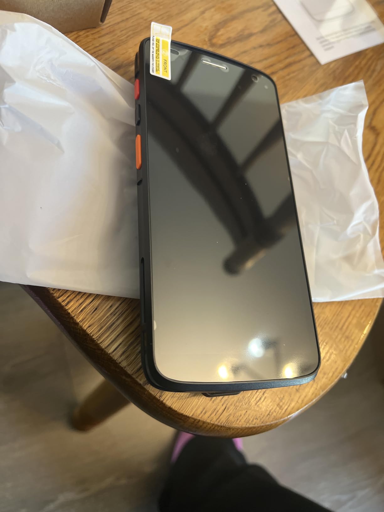Android 15 Barcode Scanner F2, 6-Inch Handheld PDA with Zebra SE4710, IP67 Rugged, 4.92 FT Drop Tested, 5050mAh Battery, GMS Certified, 4G LTE & Dual-Band WiFi, for Warehouse Inventory customer photo 2
