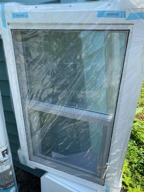 Vinyl Double Hung Sliding Window 30x54, Double Pane Glass, White customer photo 1