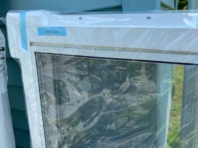 Vinyl Double Hung Sliding Window 30x54, Double Pane Glass, White customer photo 2