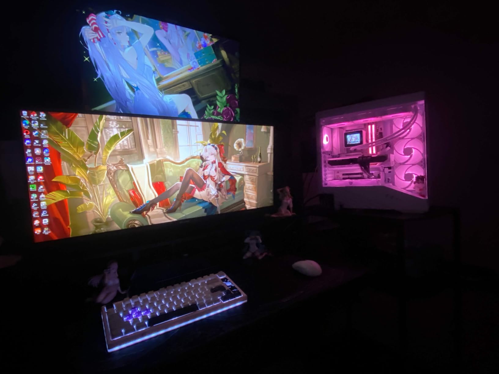 CRUA 34 Inch 165Hz UWQHD IPS Ultrawide Gaming Monitor, Speakers, PIP/PBP | 3440x1440, 21:9, FreeSync, 120% sRGB, HDMI 2.0, DP 1.4, Tilt Stand, 75x75 Mount for FPS, Racing, Trading, Streaming, PC Work customer photo 1