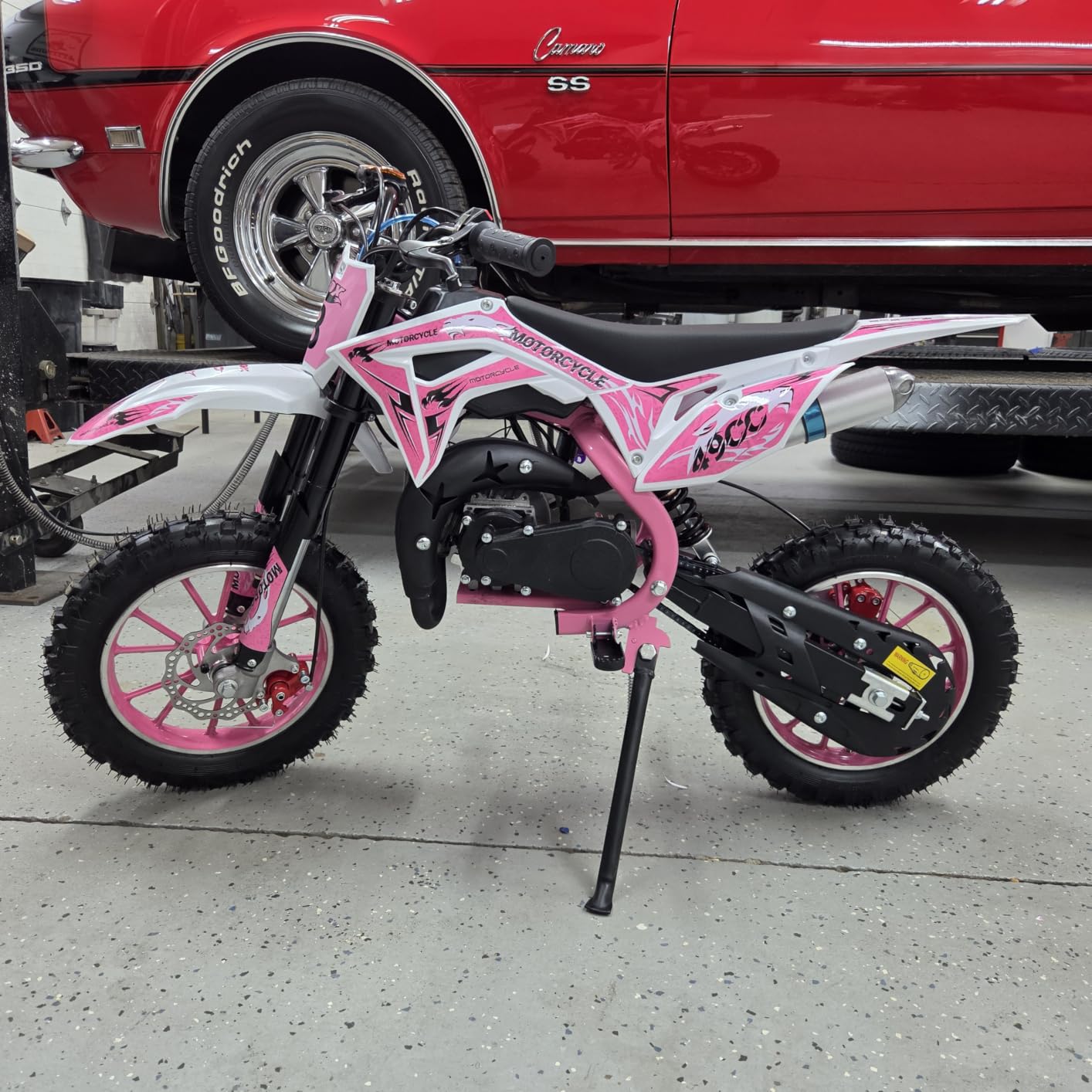49cc Kids Dirt Bike - Gas-Powered 2-Stroke, Off-Road 10