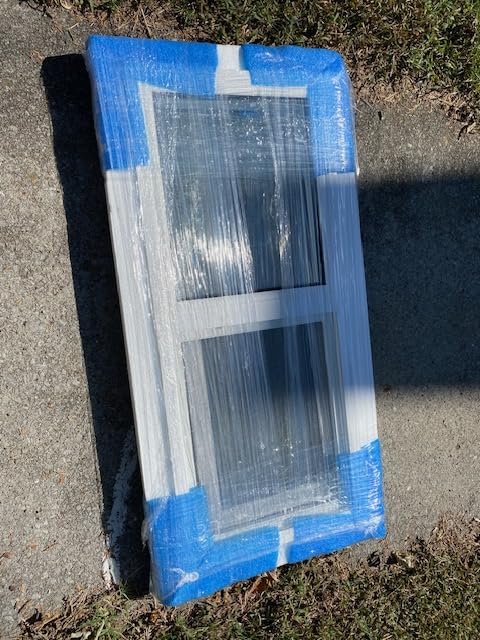 Vinyl Basement Sliding Window, 24