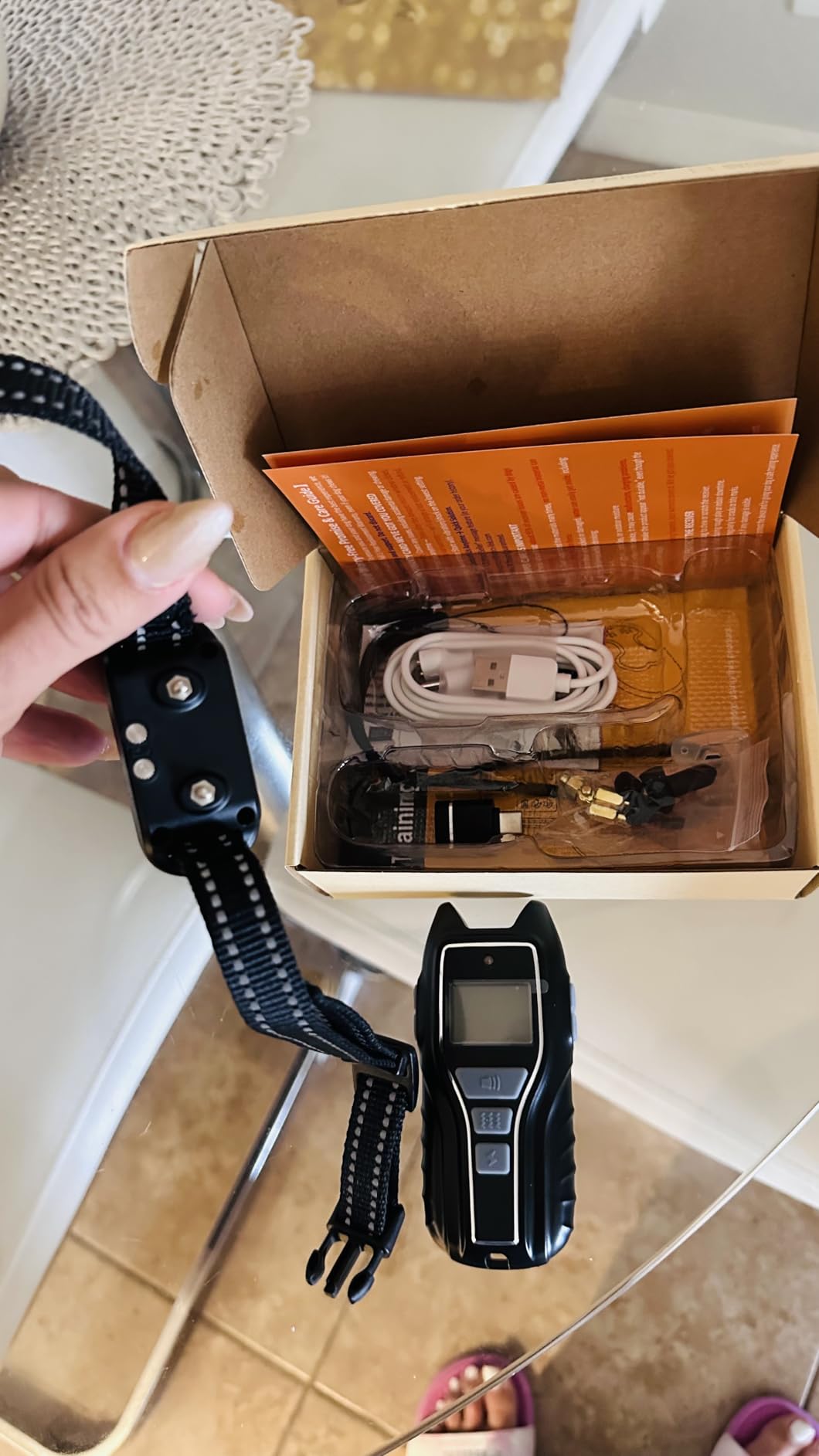 Dog Training Collar with Remote, Waterproof IPX7 E Collar for Dogs, Beep and Vibration Modes, Safe and Humane Training, 2000FT Range, Rechargeable, Fits Small Medium Large Dogs 15-120 lbs customer photo 1