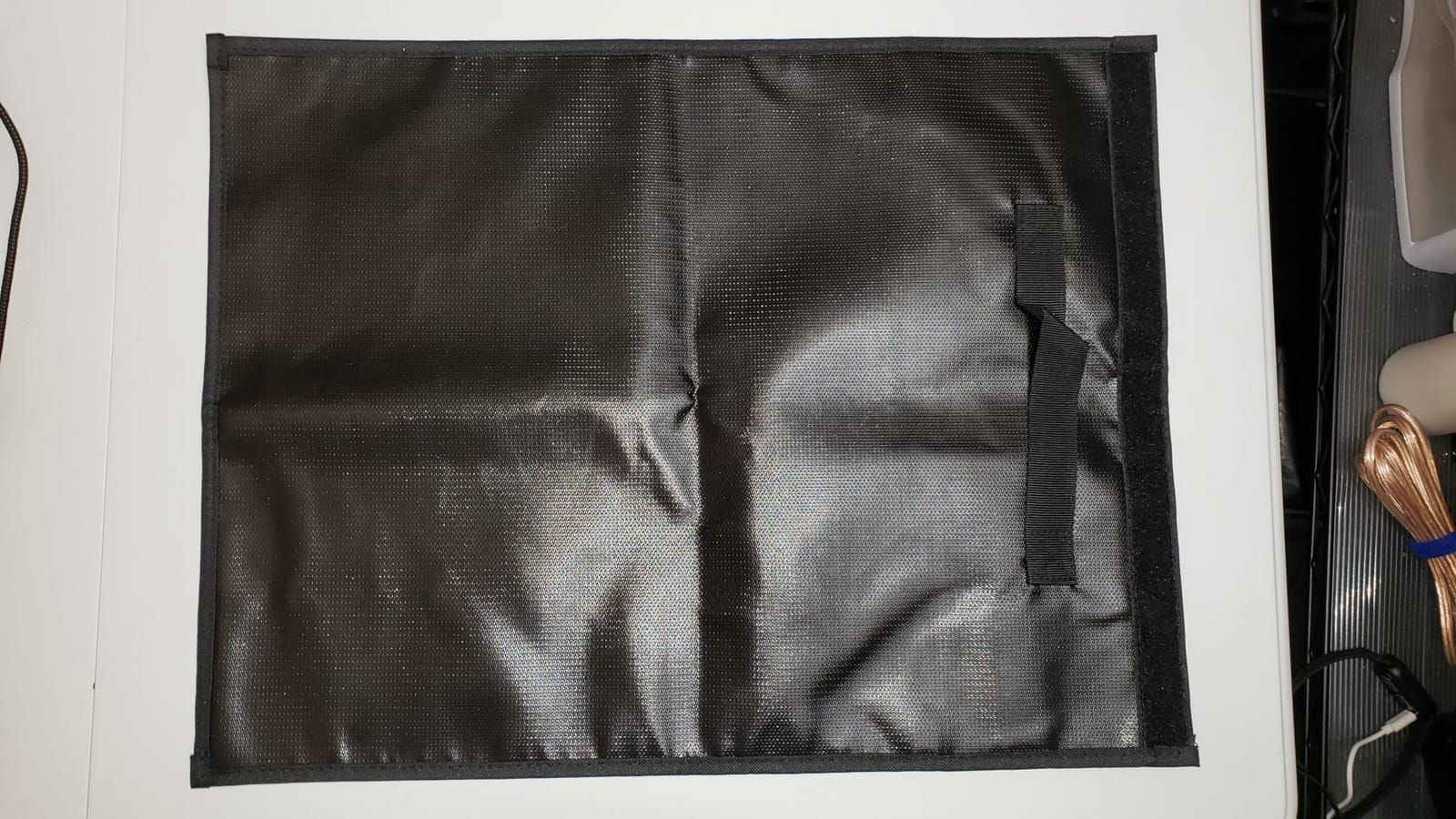 Large Faraday Bag for Laptop & Tablets, 16.9 x 15 Inches EMP Proof, Faraday Bags for Phones, Military Grade Signal Blocking Pouch, Fireproof Waterproof RFID Anti-Tracking Case with Handle customer photo 2